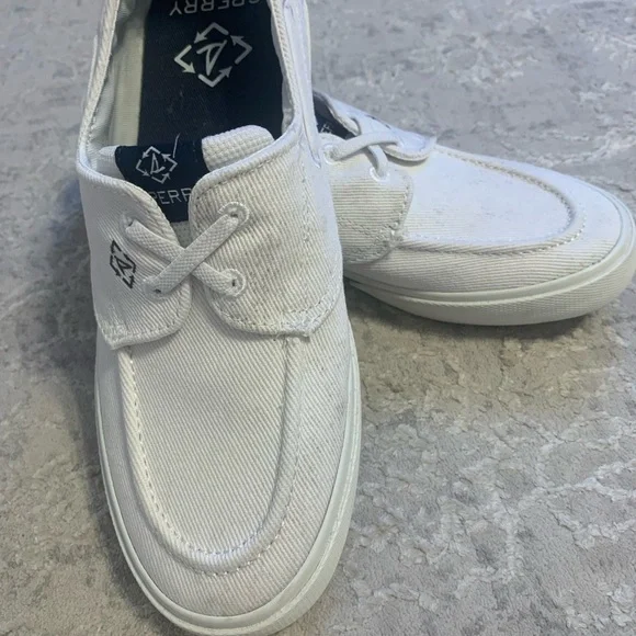 Sperry White Canvas Boat Shoes - Picture 4 of 7